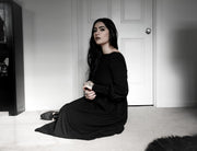 Bishop Sleeve Maxi Dress (Reversible)