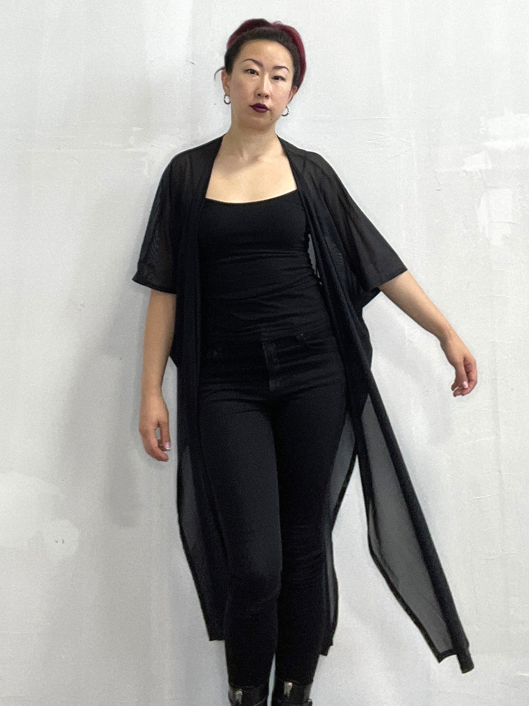 mesh kaftan dress Black Mesh Kaftan – Trued Apparel
