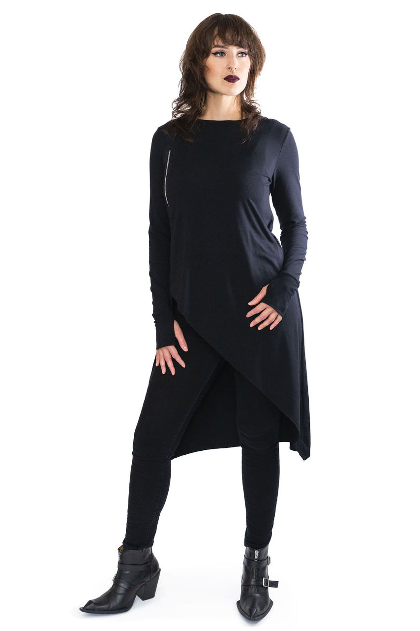 aere wrinkle acetate satin tunic チュニック 黒 aere wrinkle acetate satin tunic チュニック 黒 aere wrinkle