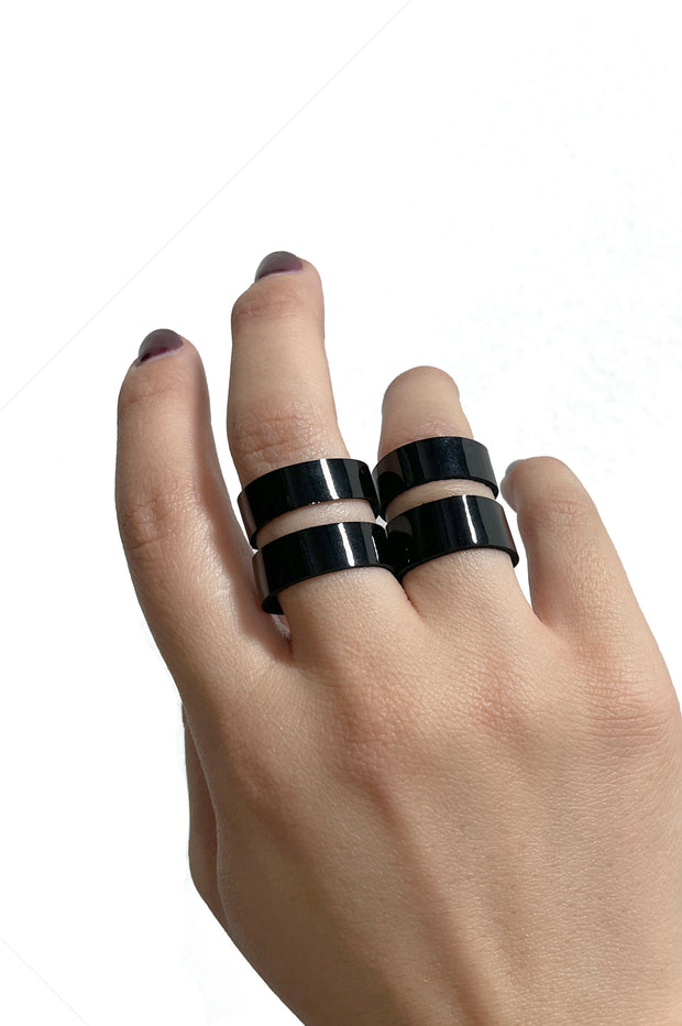 Pleather Rings